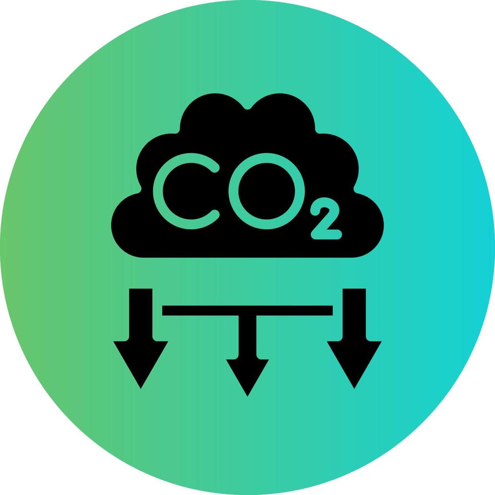 CO Pollution Vector Icon Design