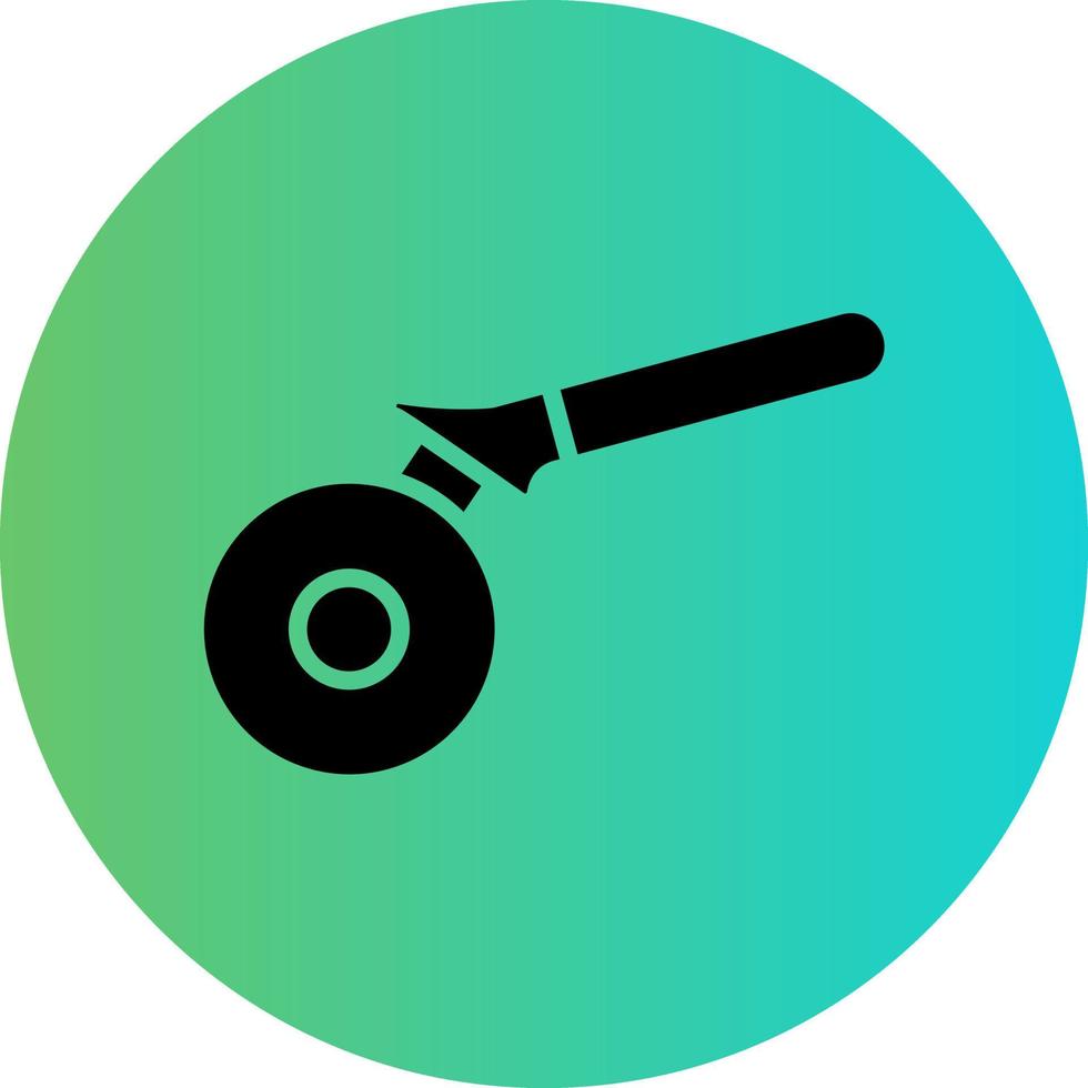 Pizza Cutter Vector Icon Design