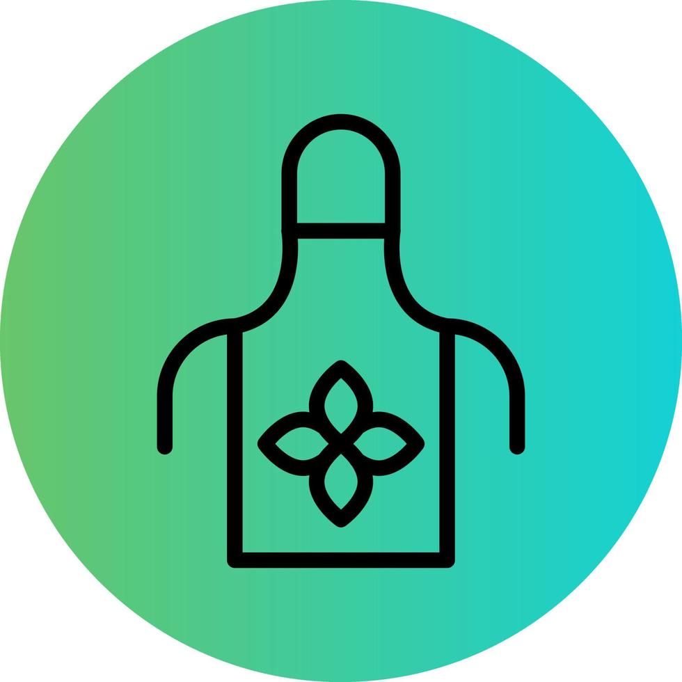Apron Vector Icon Design