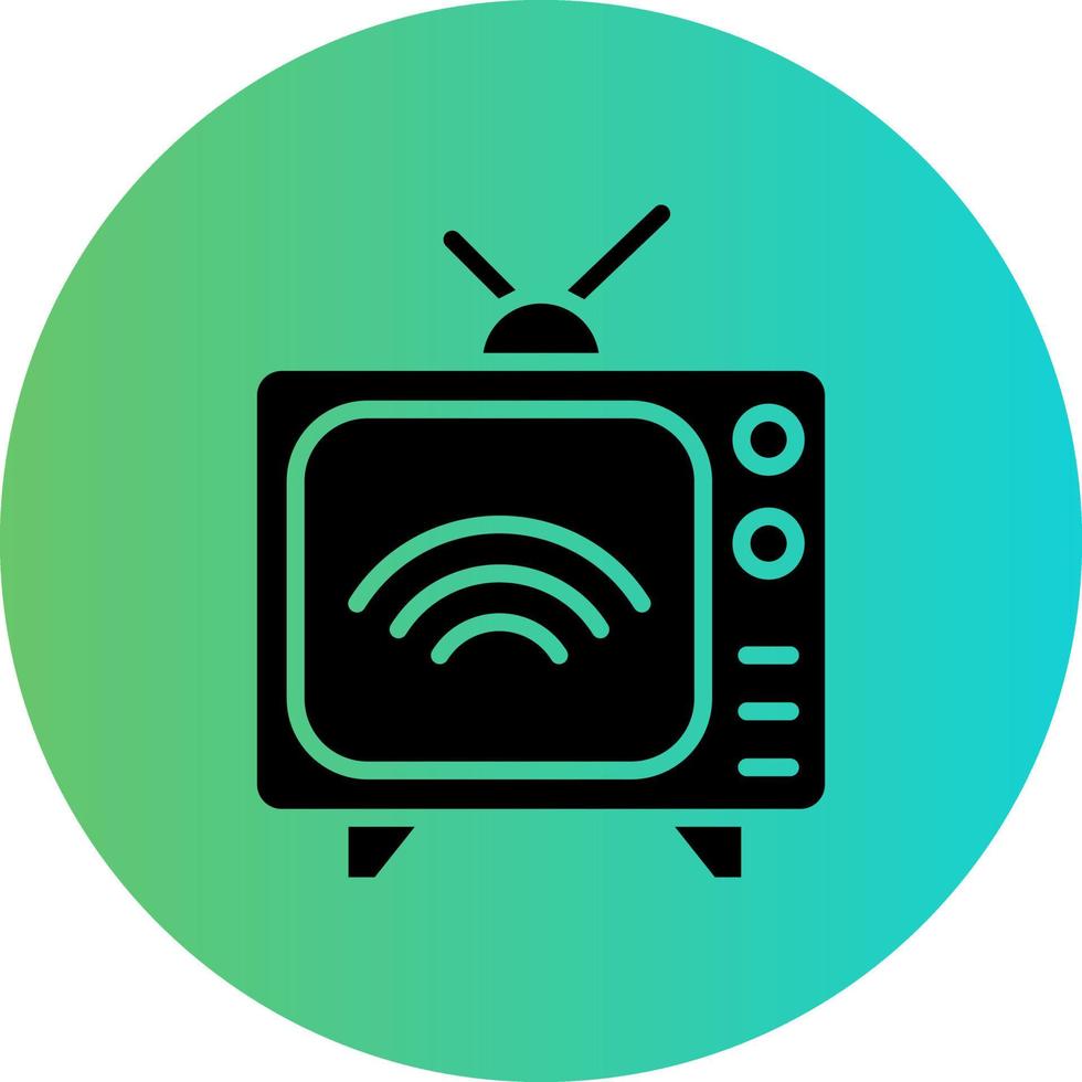 Smart Tv Vector Icon Design