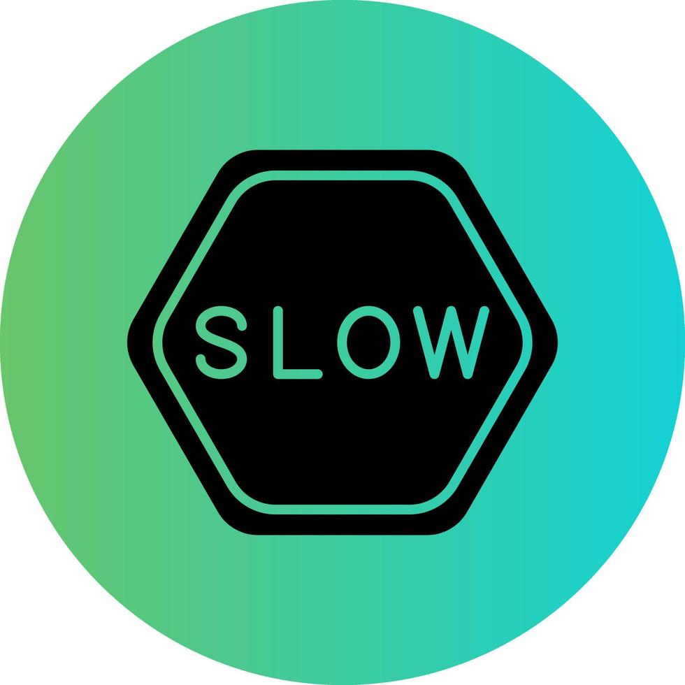 lento vector icono diseño