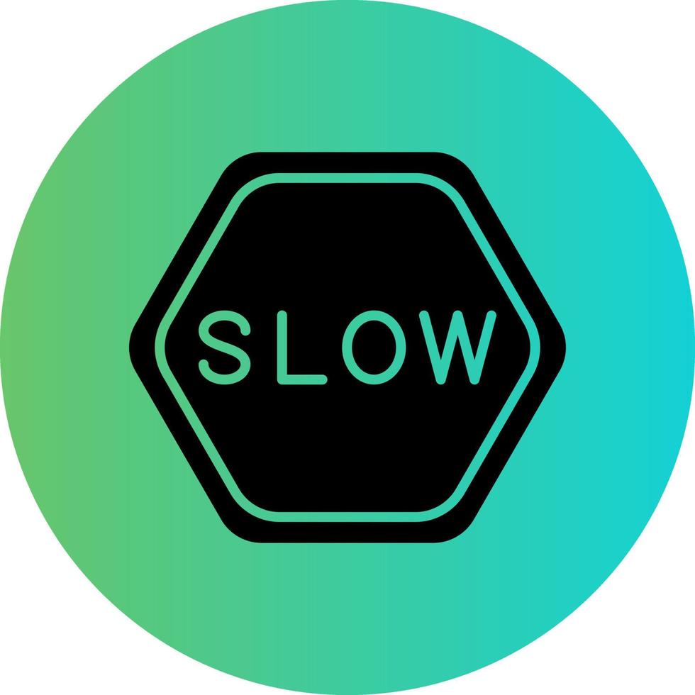 Slow Vector Icon Design