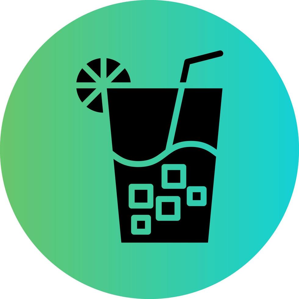 Cold Drink Vector Icon Design