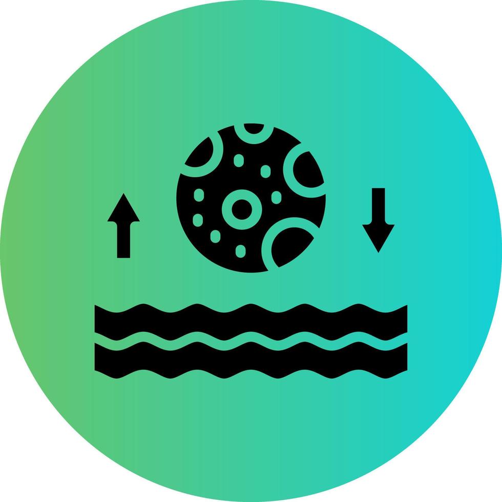 Tide Vector Icon Design