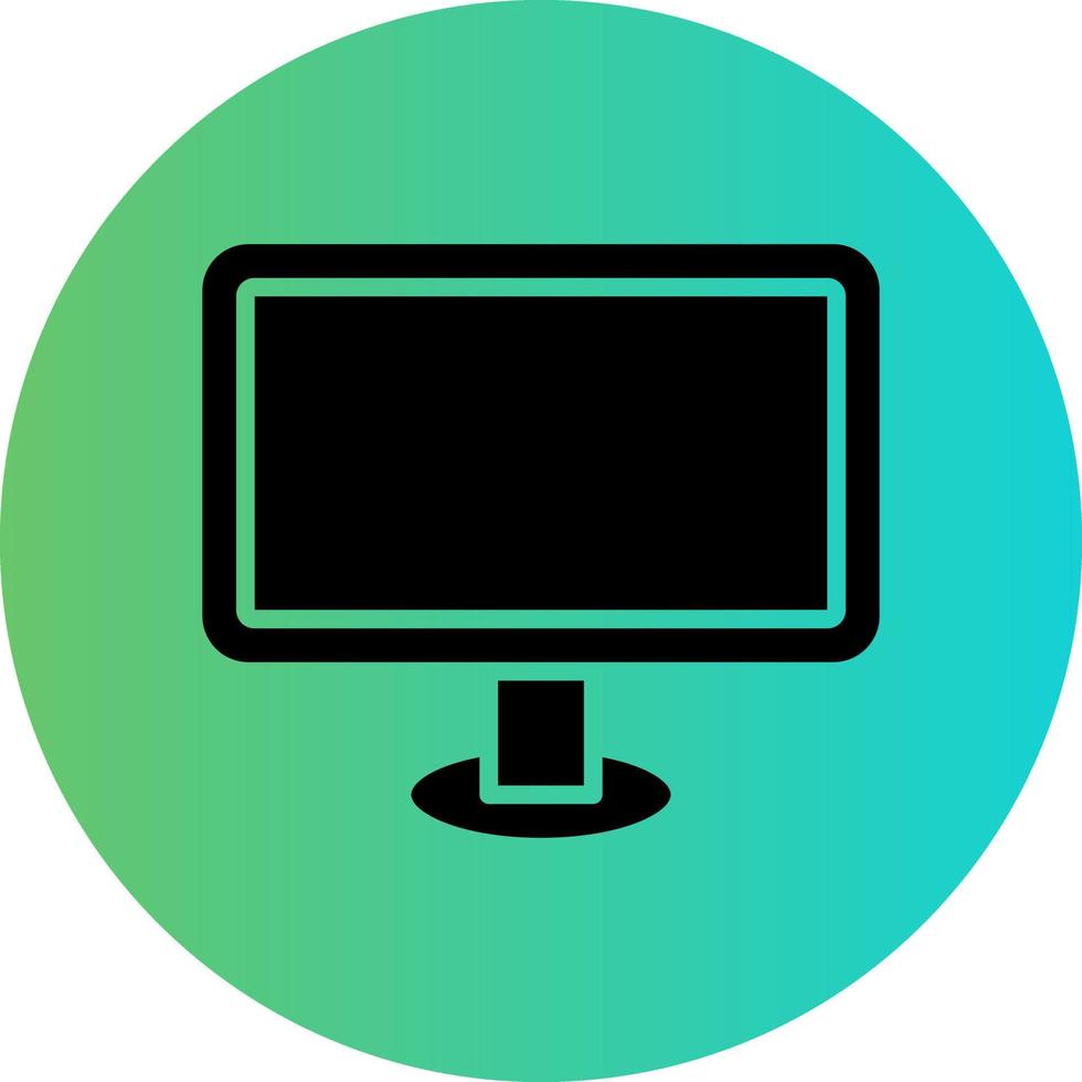 Lcd Vector Icon Design