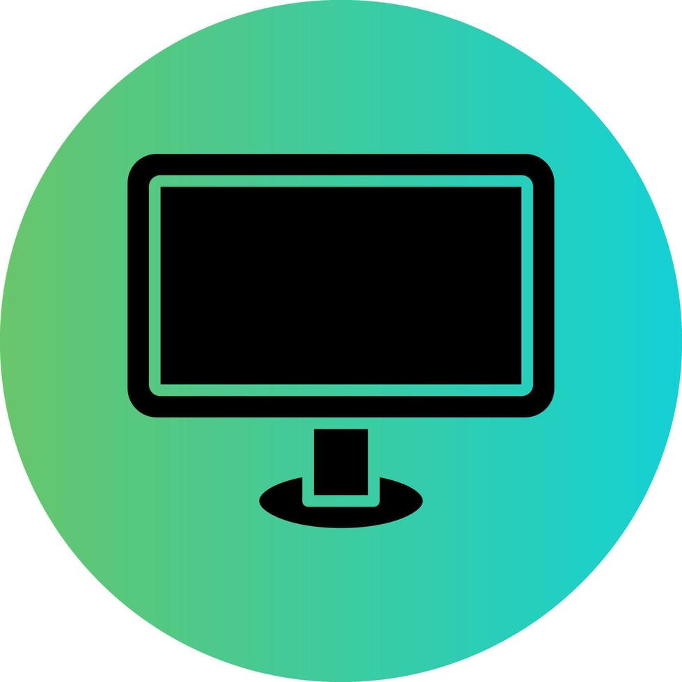 Lcd Vector Icon Design