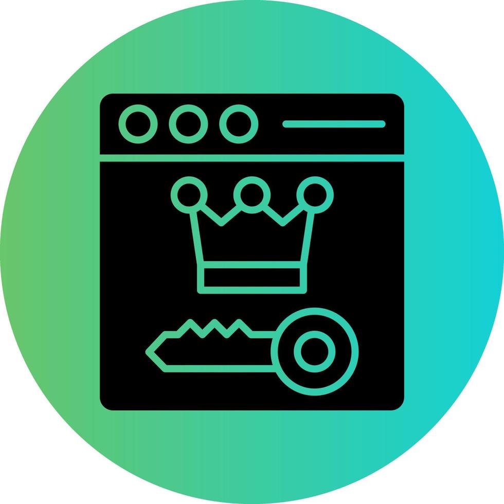 Rank Keywords Vector Icon Design