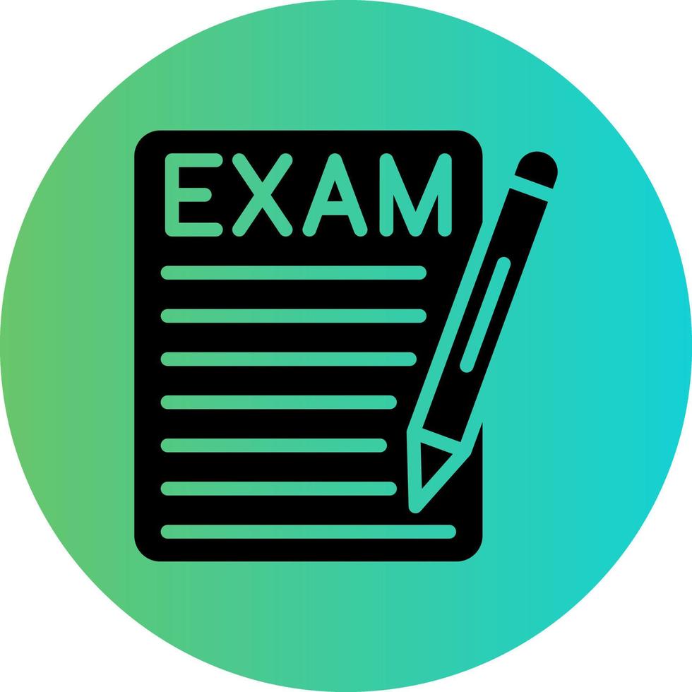 Exam Vector Icon Design