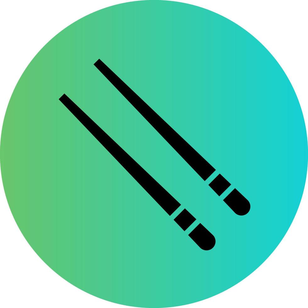 Chopsticks Vector Icon Design