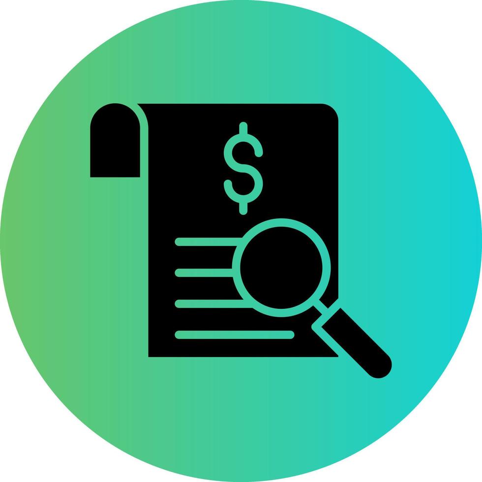 Audit Vector Icon Design