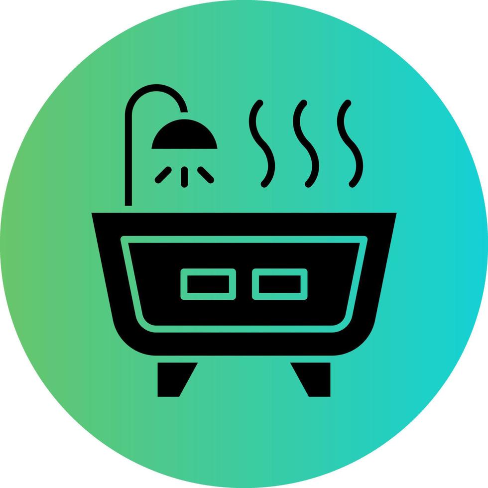 Hot Tub Vector Icon Design