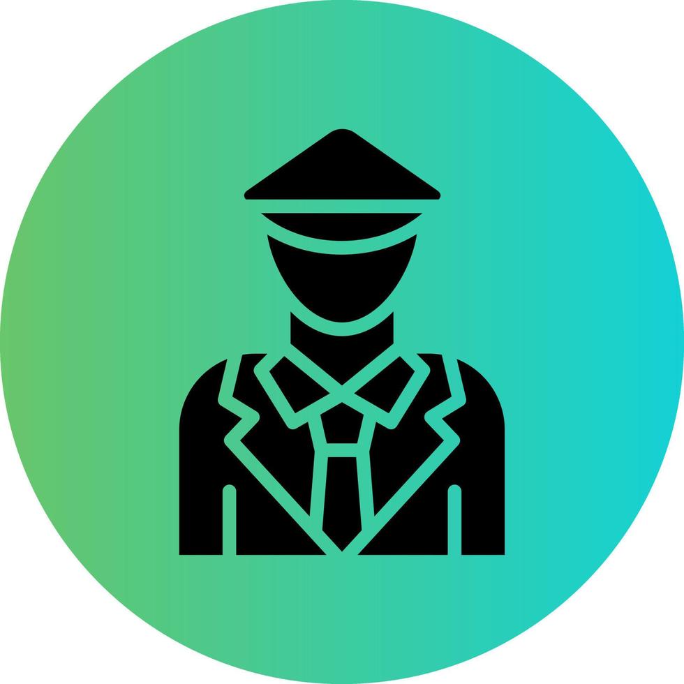 Pilot Vector Icon Design