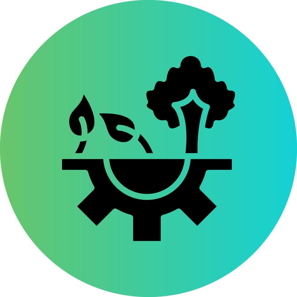 Green Technology Vector Icon Design