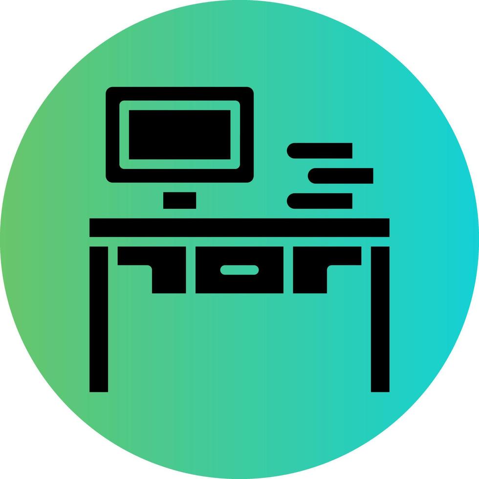 Desk Vector Icon Design