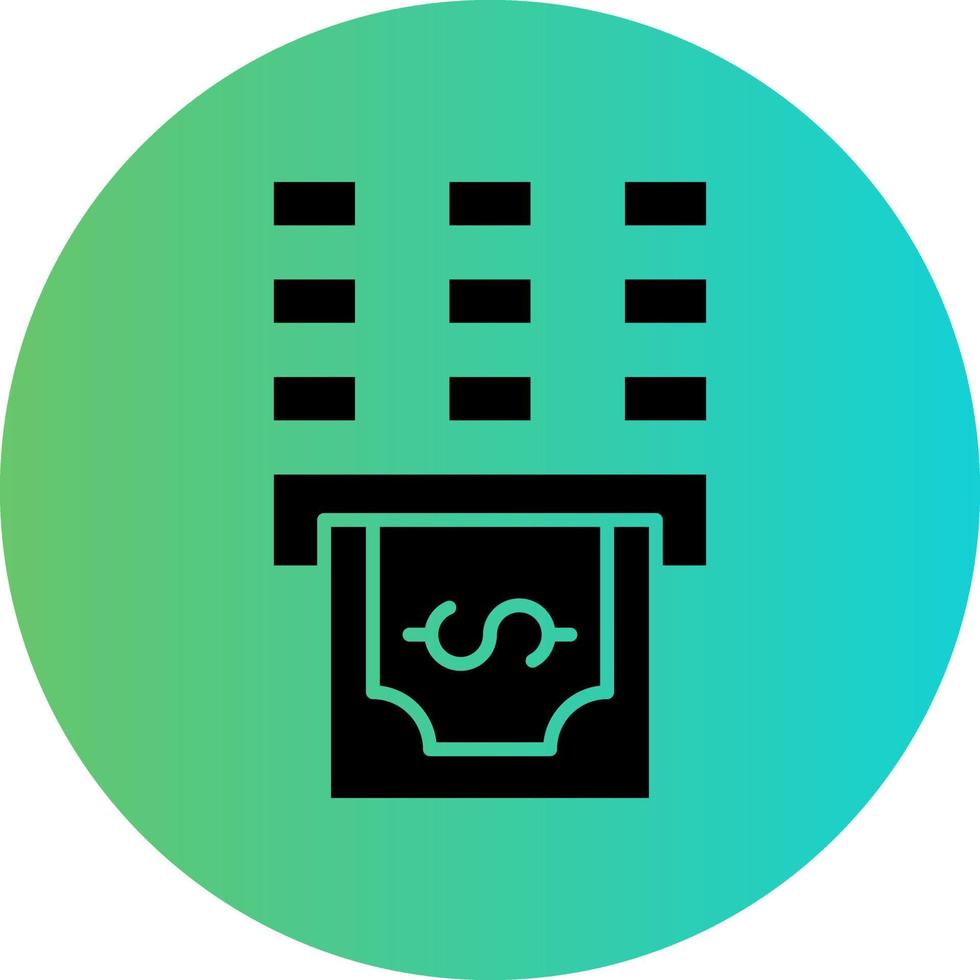 Withdraw Vector Icon Design