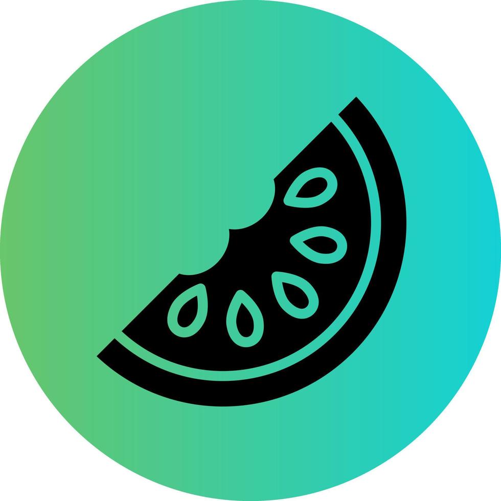 Watermelon Vector Icon Design