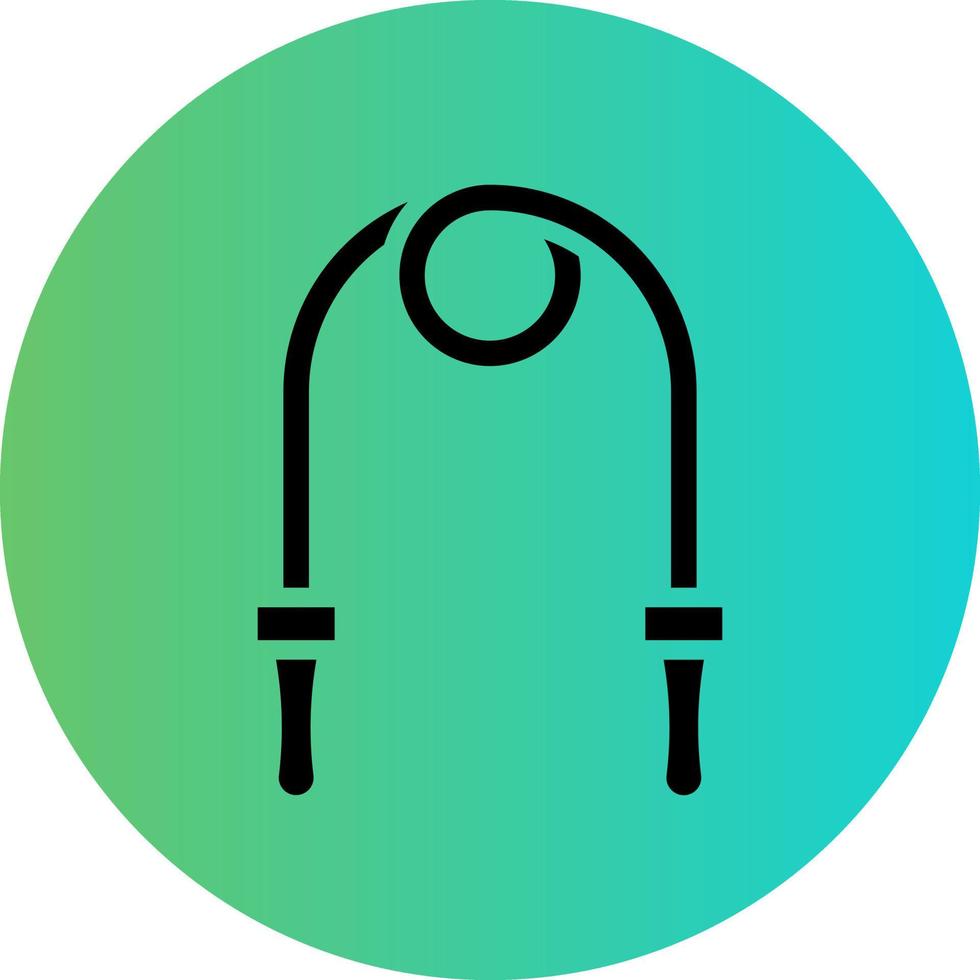 Skipping Rope Vector Icon Design