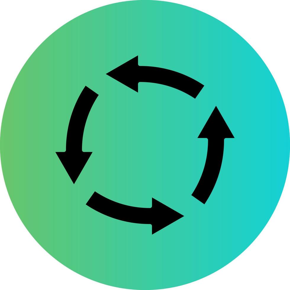 Rotation Vector Icon Design