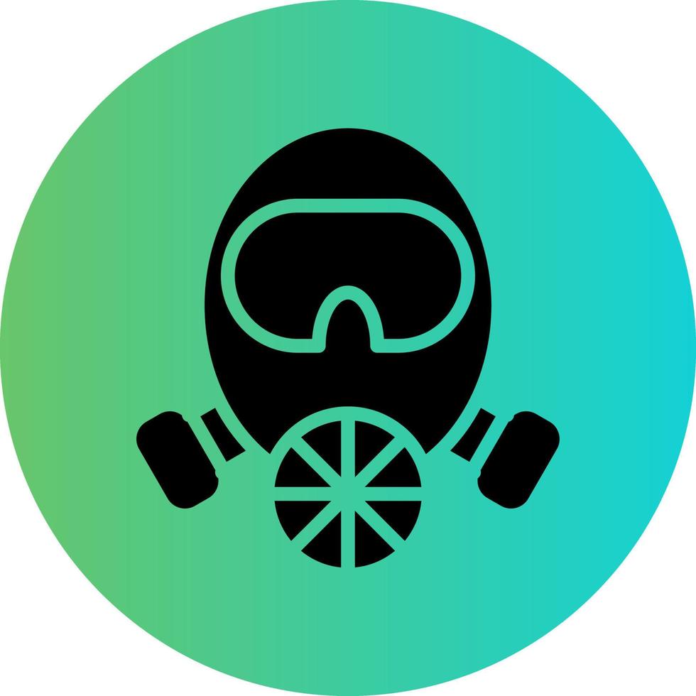 Fireman Mask Vector Icon Design