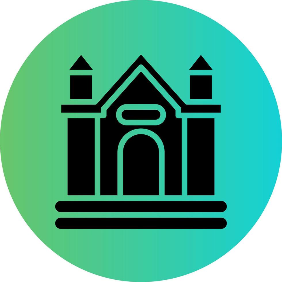 Bouncy Castle Vector Icon Design