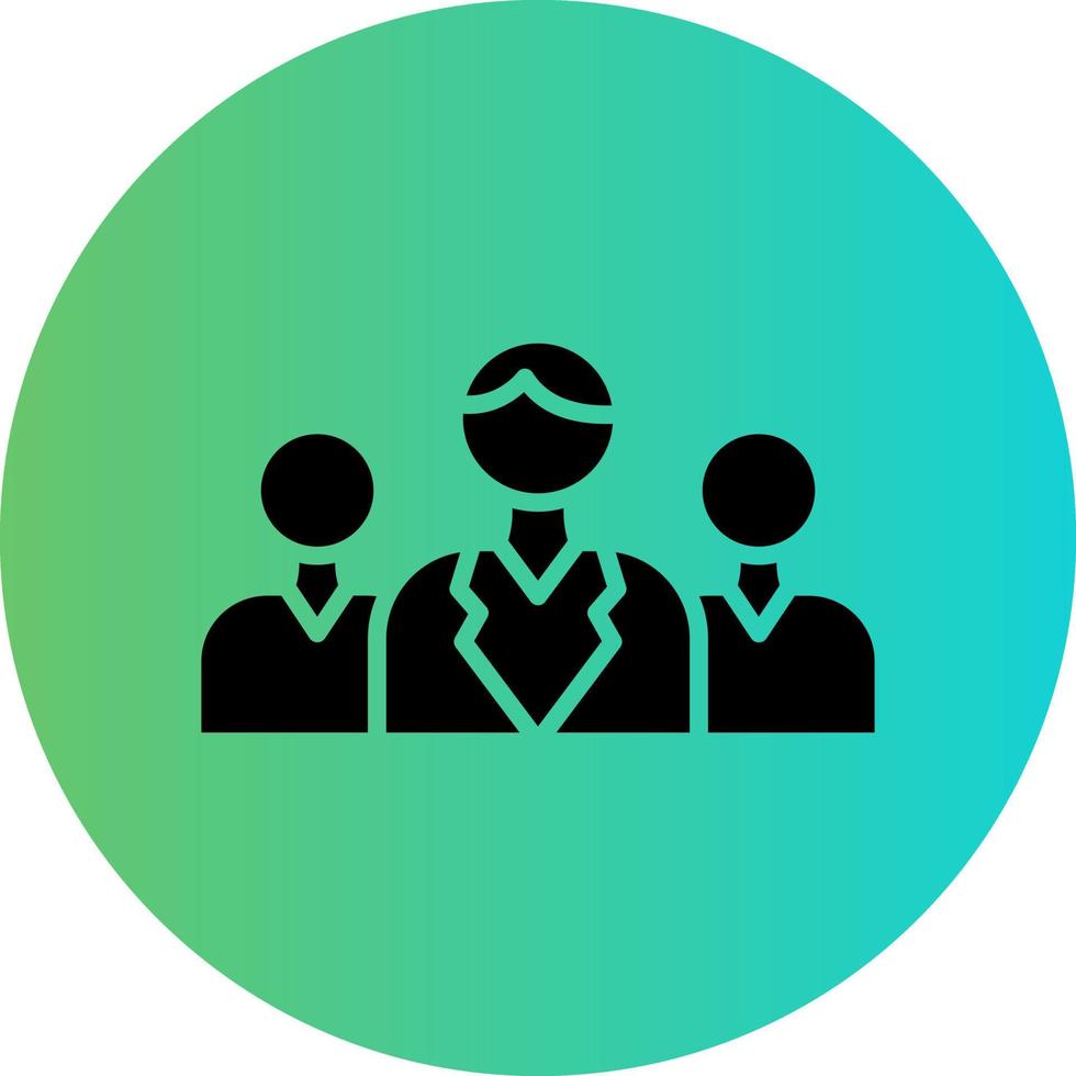Team Vector Icon Design