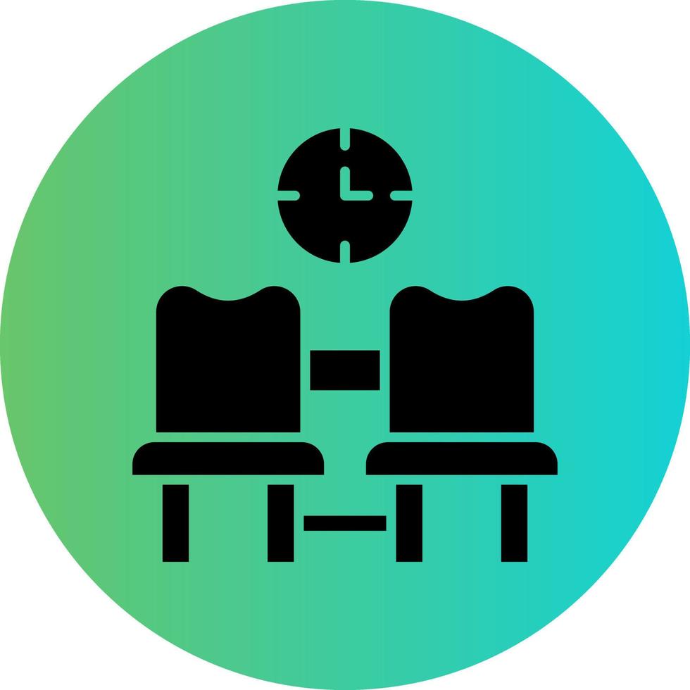 Waiting Room Vector Icon Design