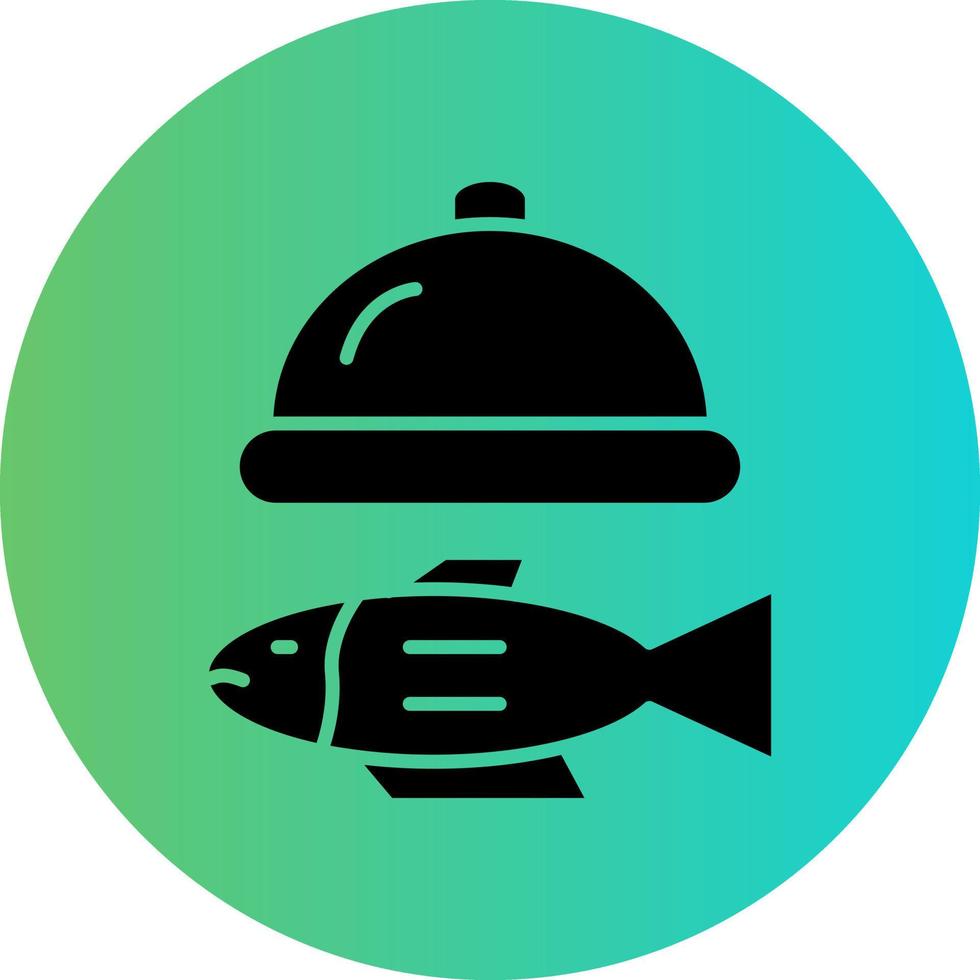 Seafood Vector Icon Design