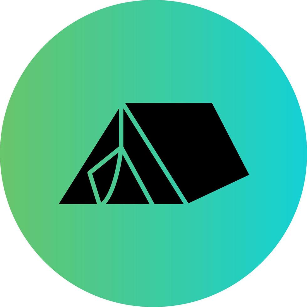 Refugee Camp Vector Icon Design