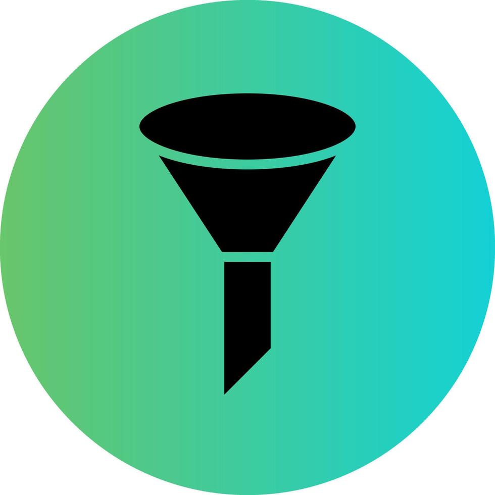 Funnel Vector Icon Design