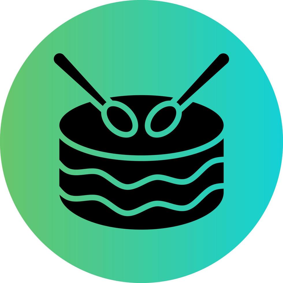 Drum Vector Icon Design