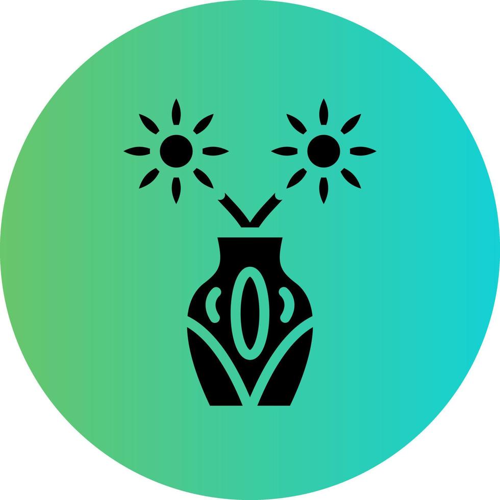 Vase Vector Icon Design