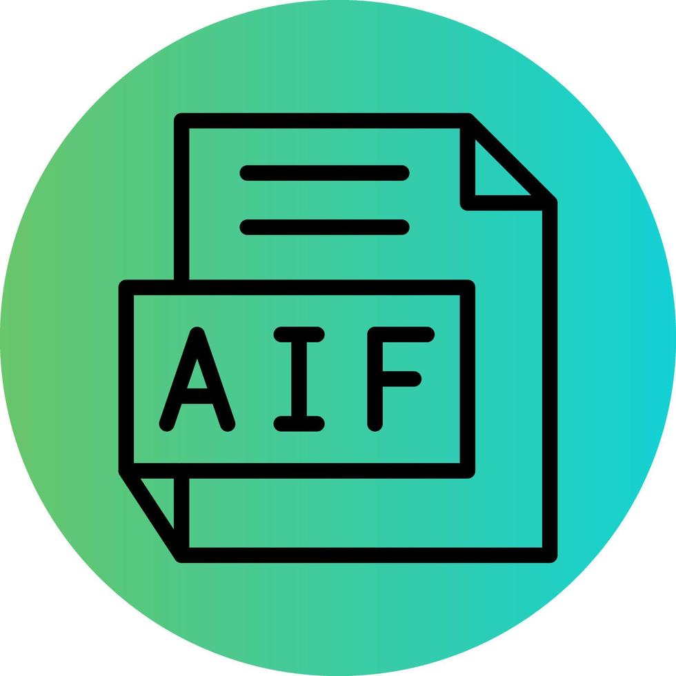 AIF Vector Icon Design