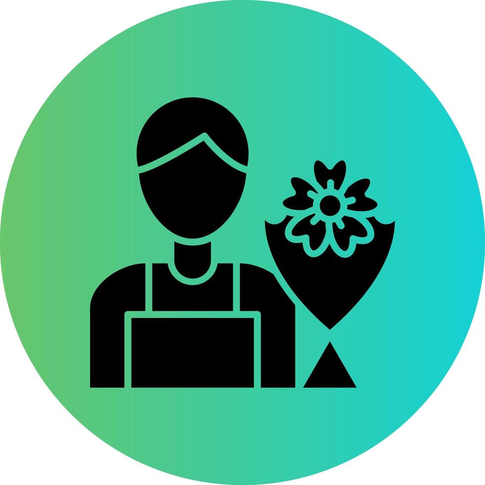 florista vector icono diseño