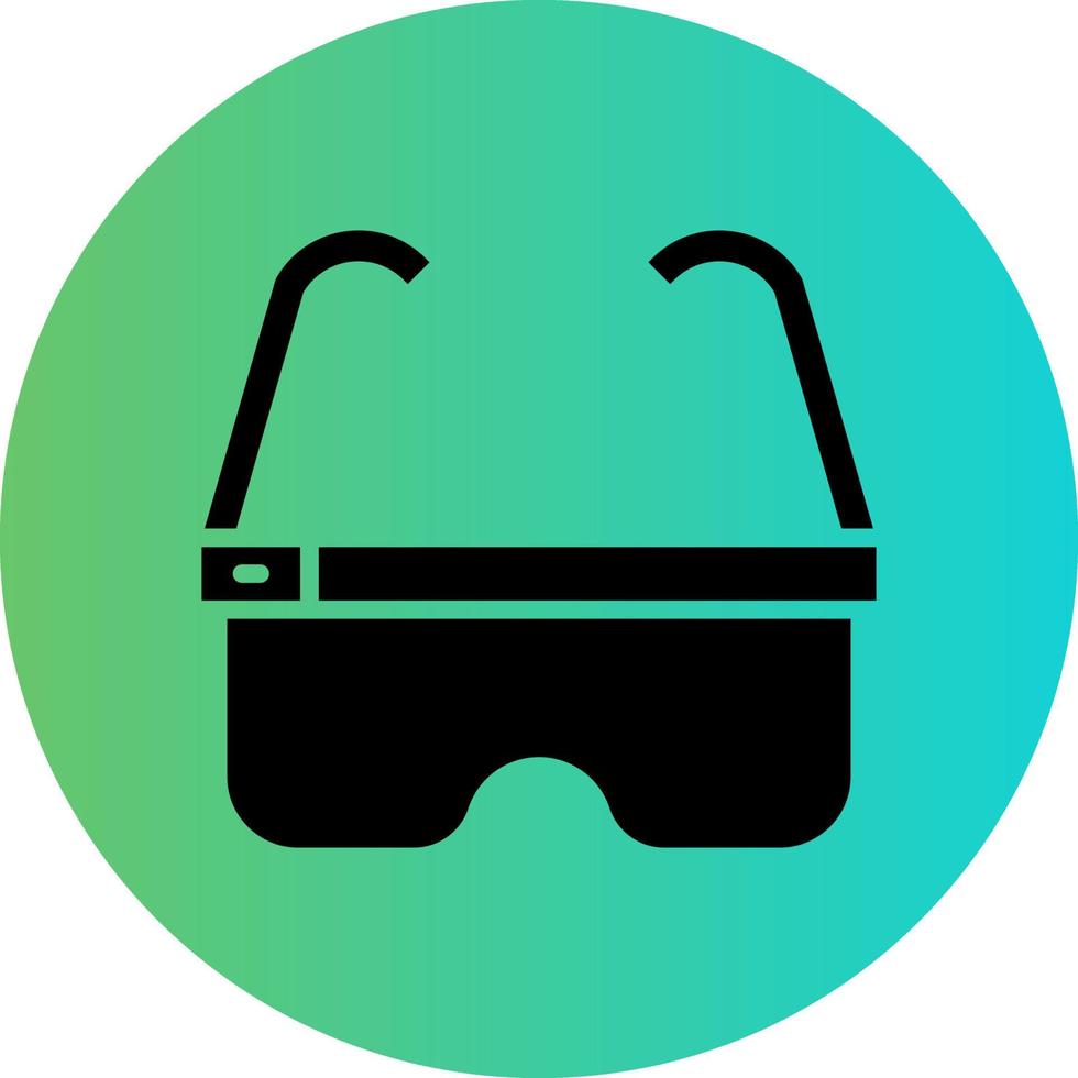 diseño de icono de vector de gafas inteligentes