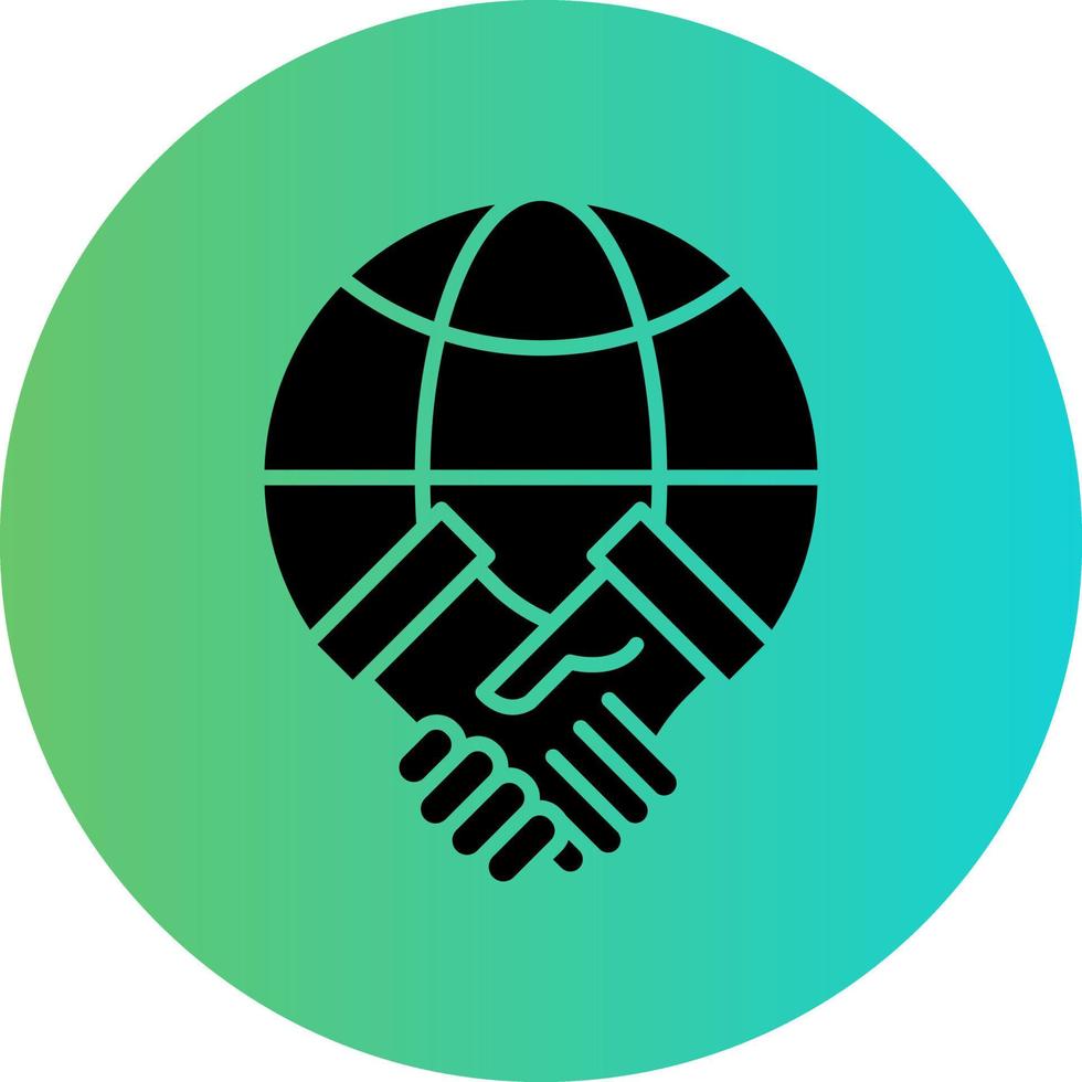 Global Business Vector Icon Design
