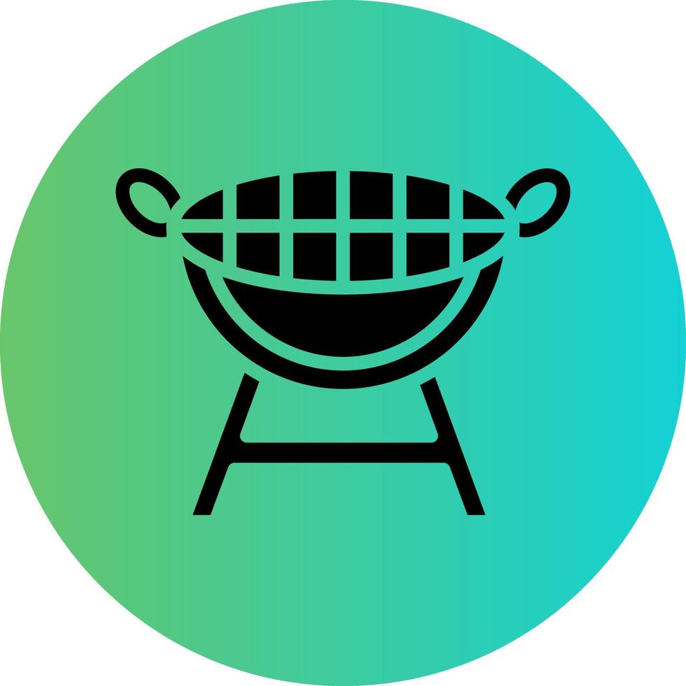 Bbq Grill Vector Icon Design
