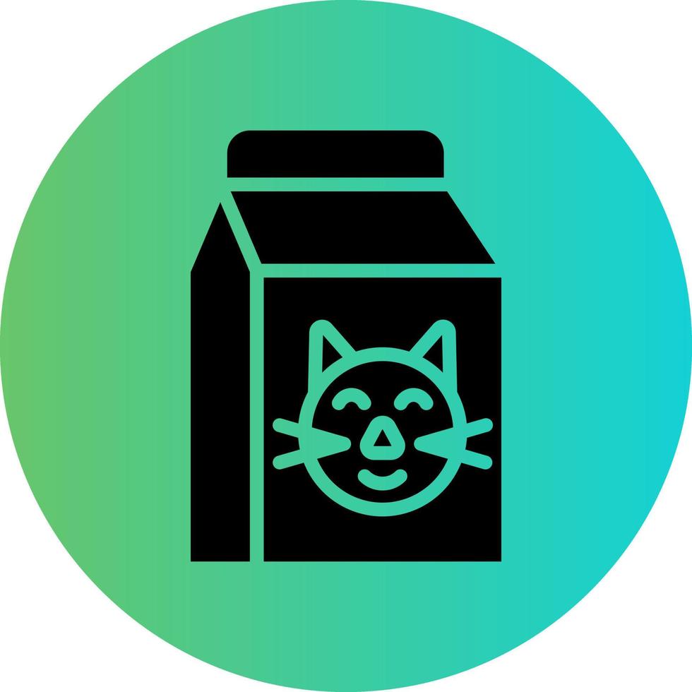 gato comida vector icono diseño