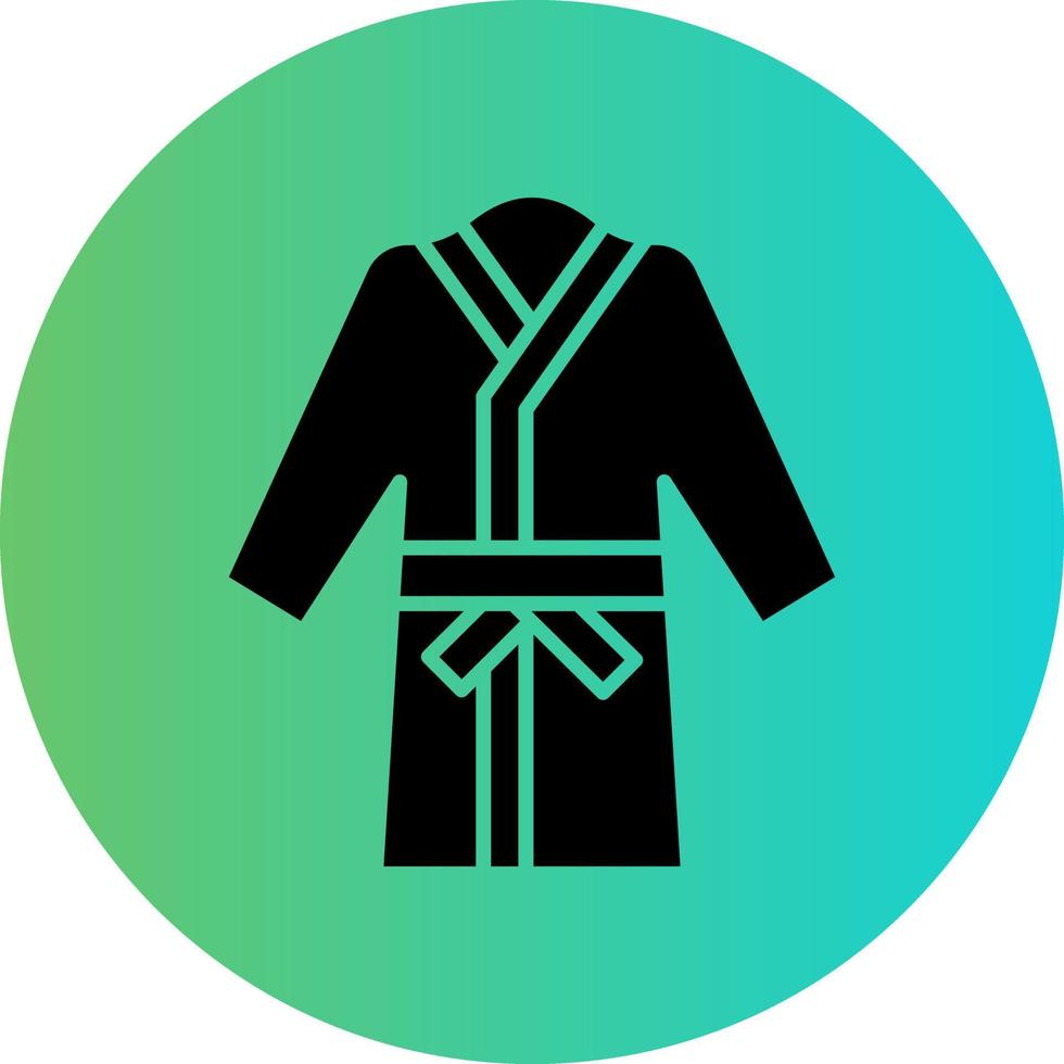 Bathrobe Vector Icon Design