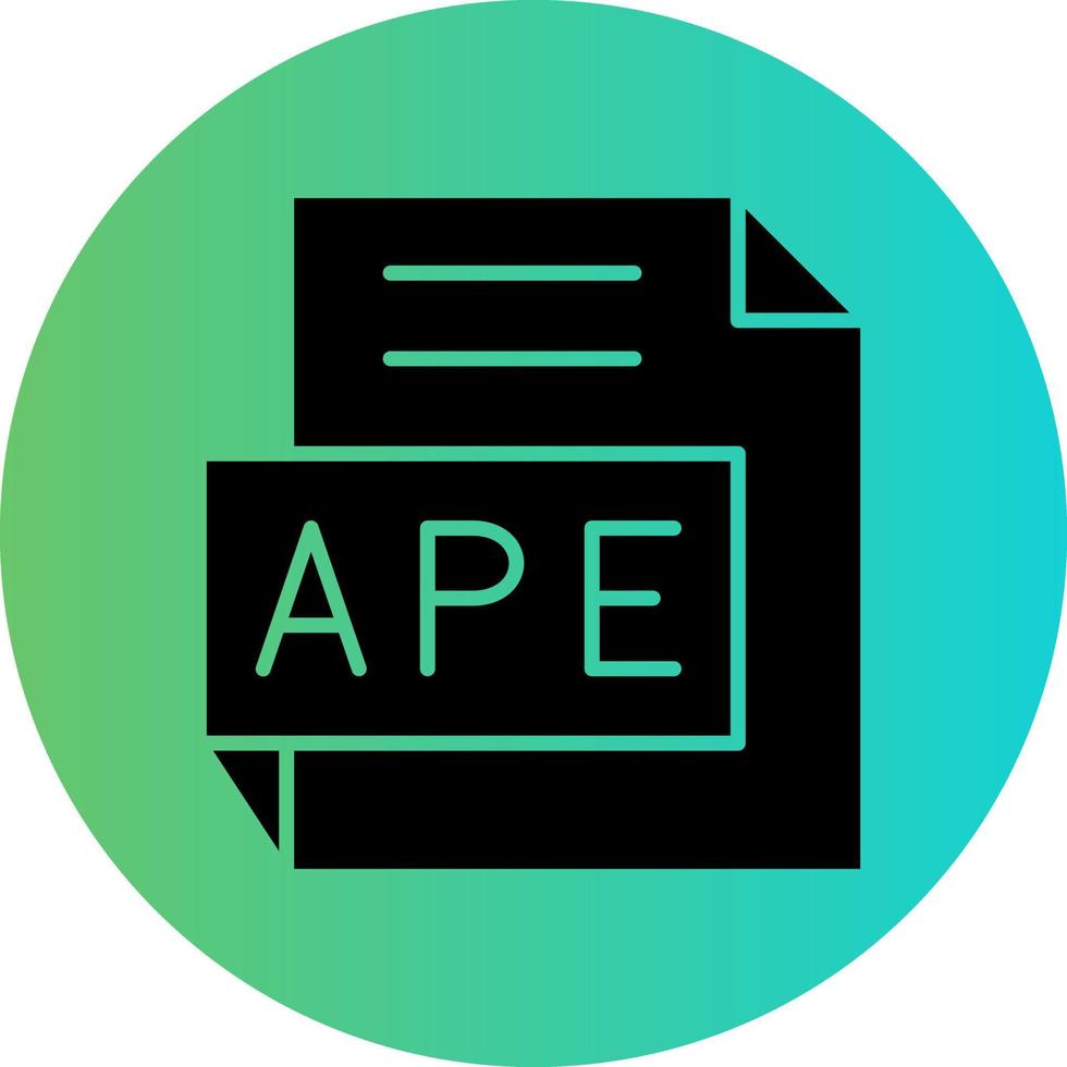 APE Vector Icon Design