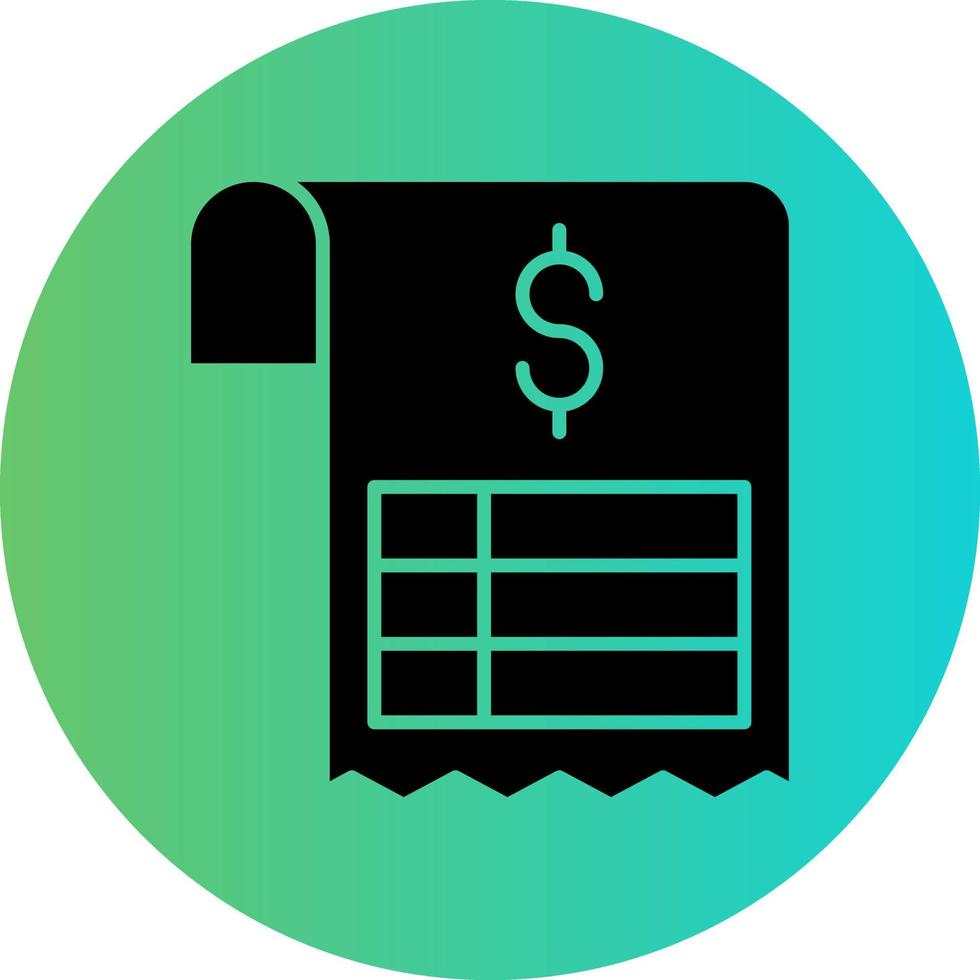 Invoice Vector Icon Design