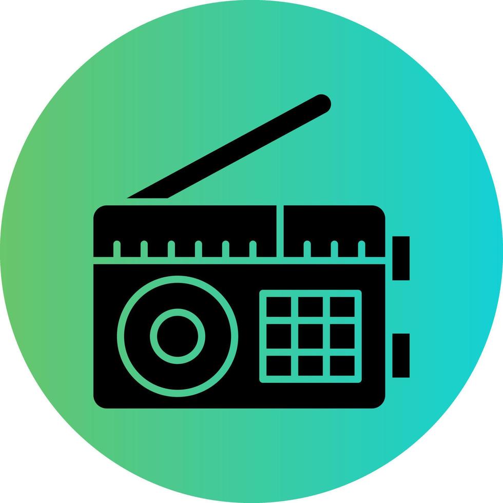Radio Vector Icon Design