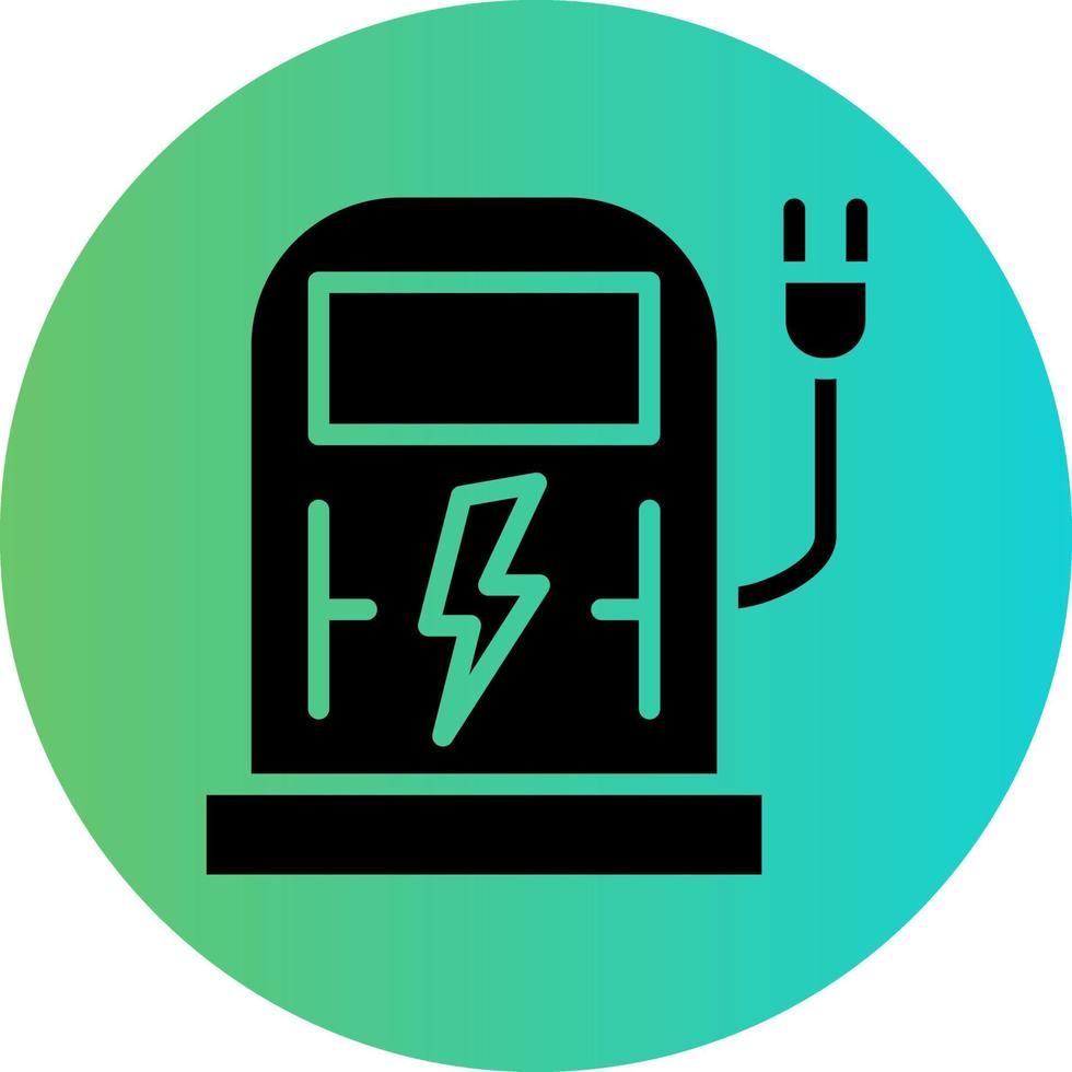 Charging Station Vector Icon Design