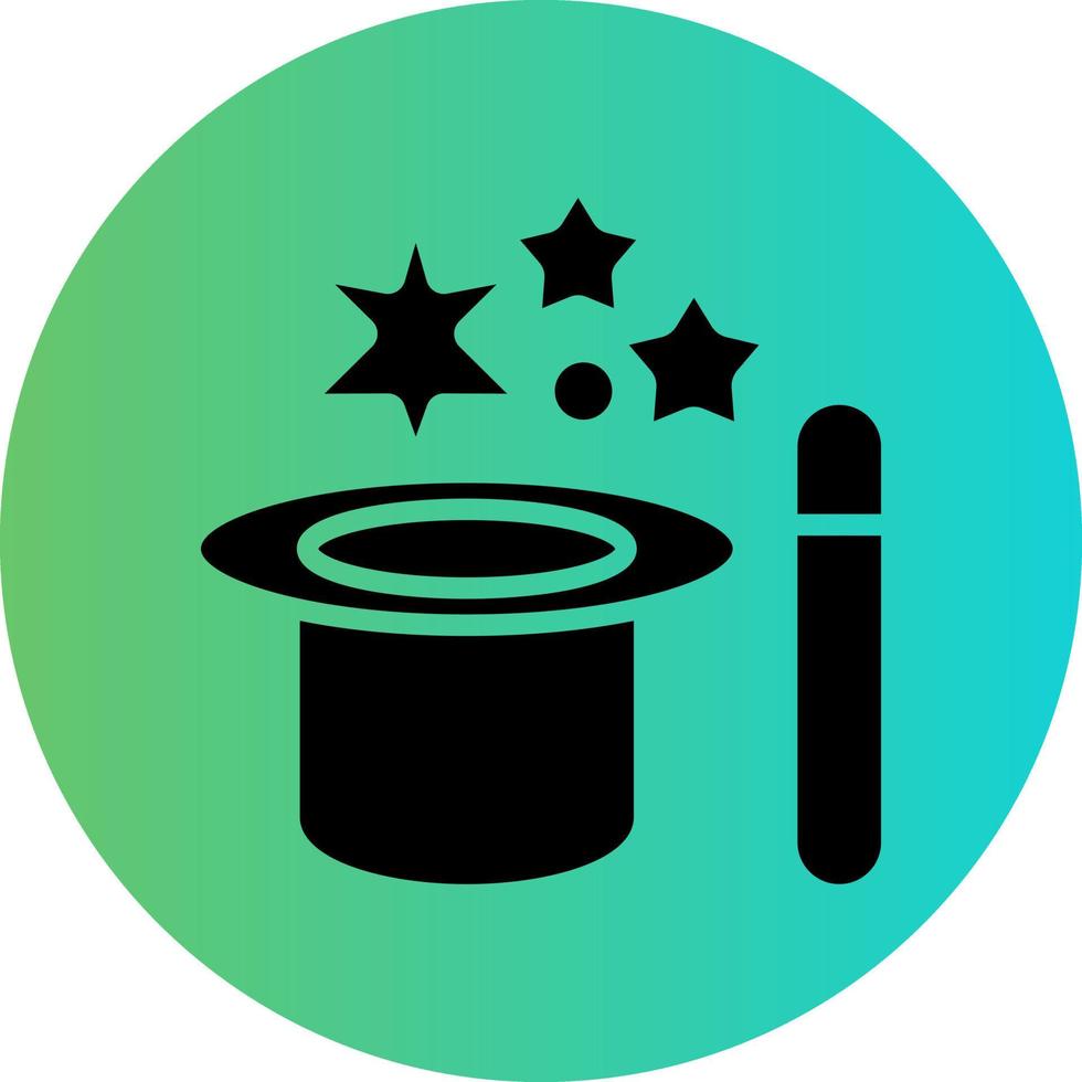 Magic Trick Vector Icon Design