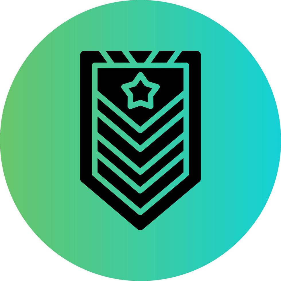 Army Chevron Vector Icon Design