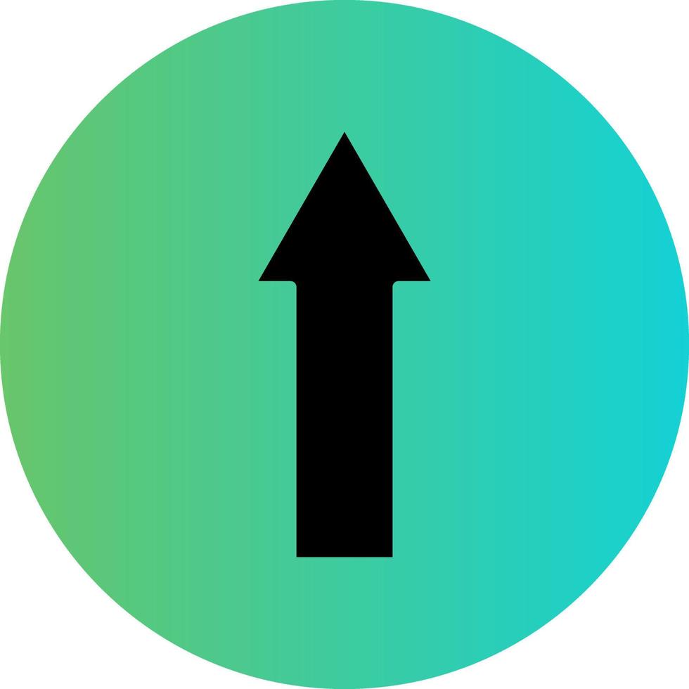 Up Arrow Vector Icon Design