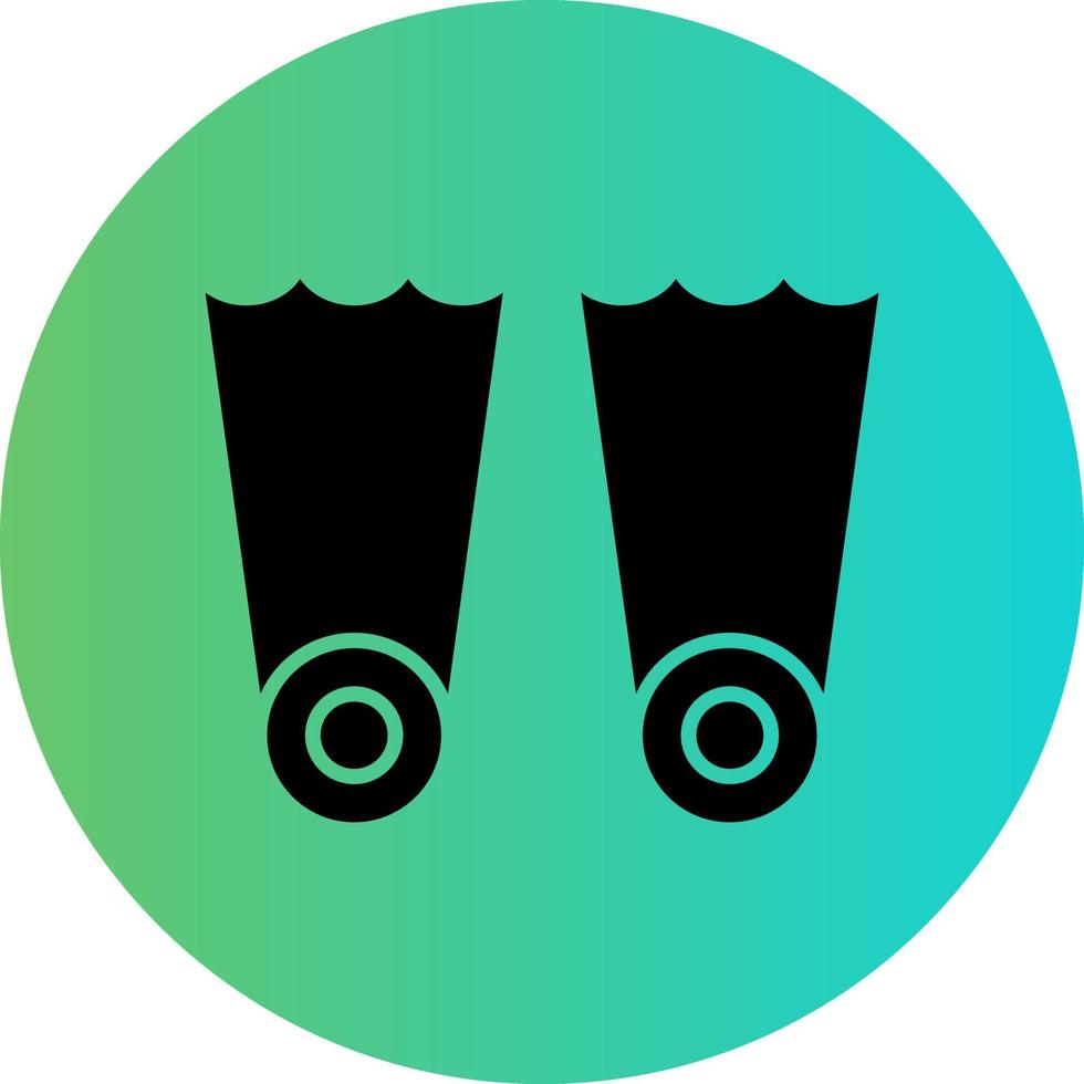 Flippers Vector Icon Design