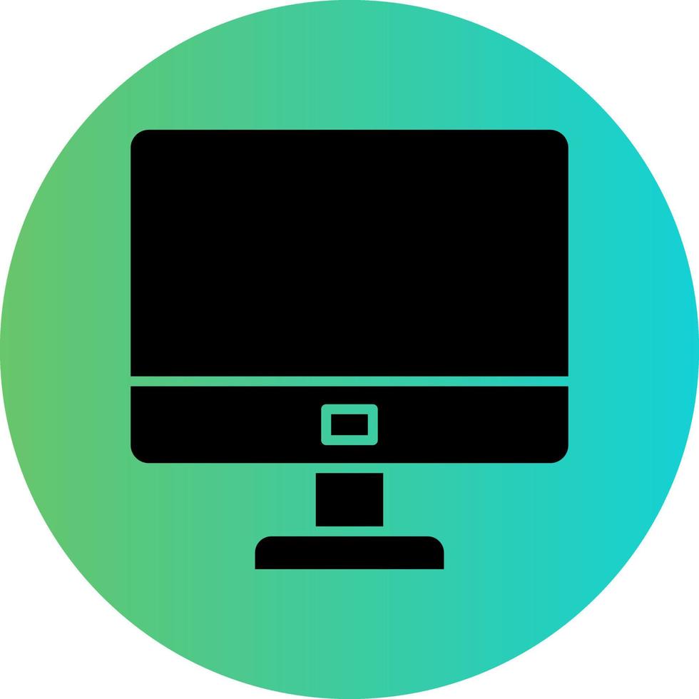 Monitor Vector Icon Design