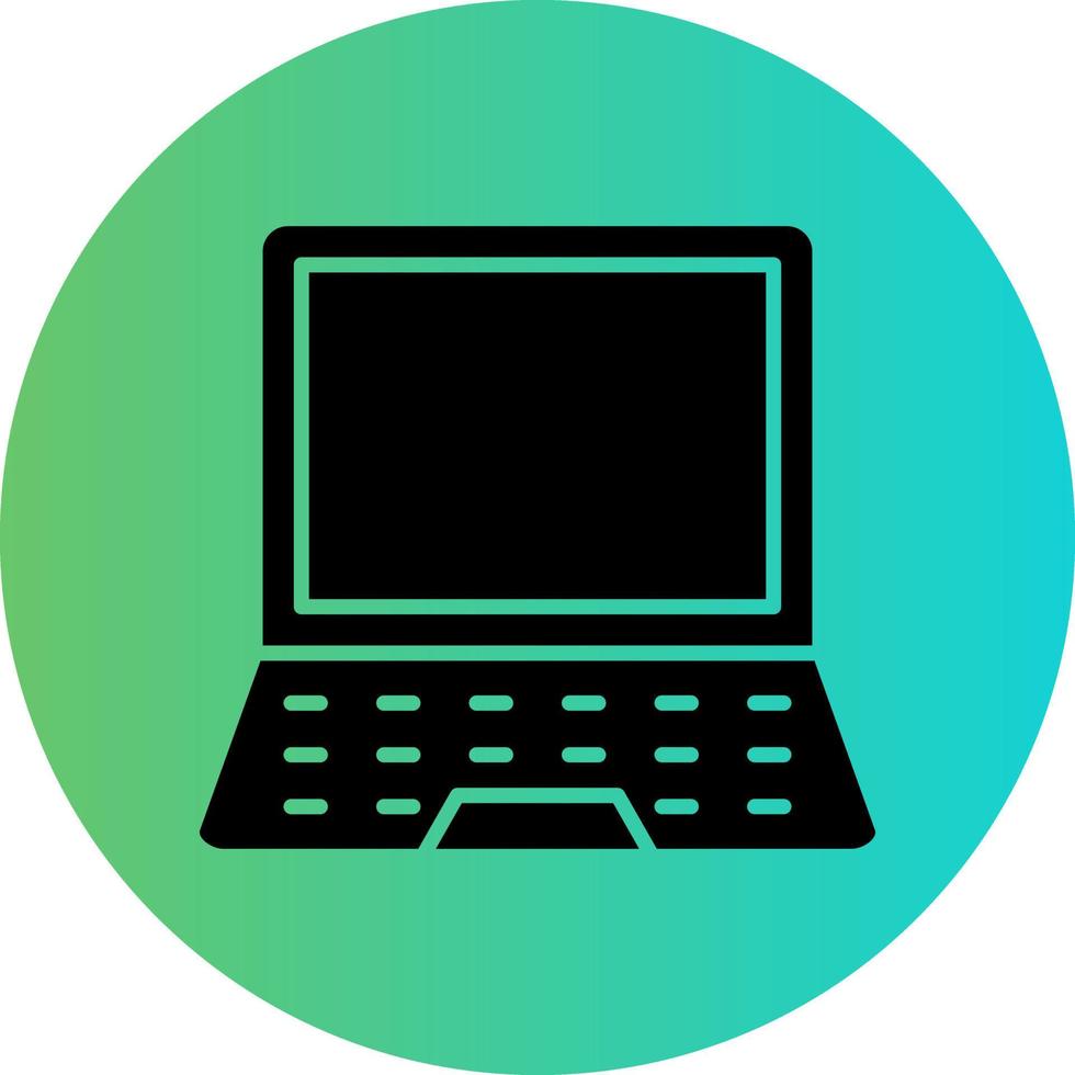 Laptop Vector Icon Design