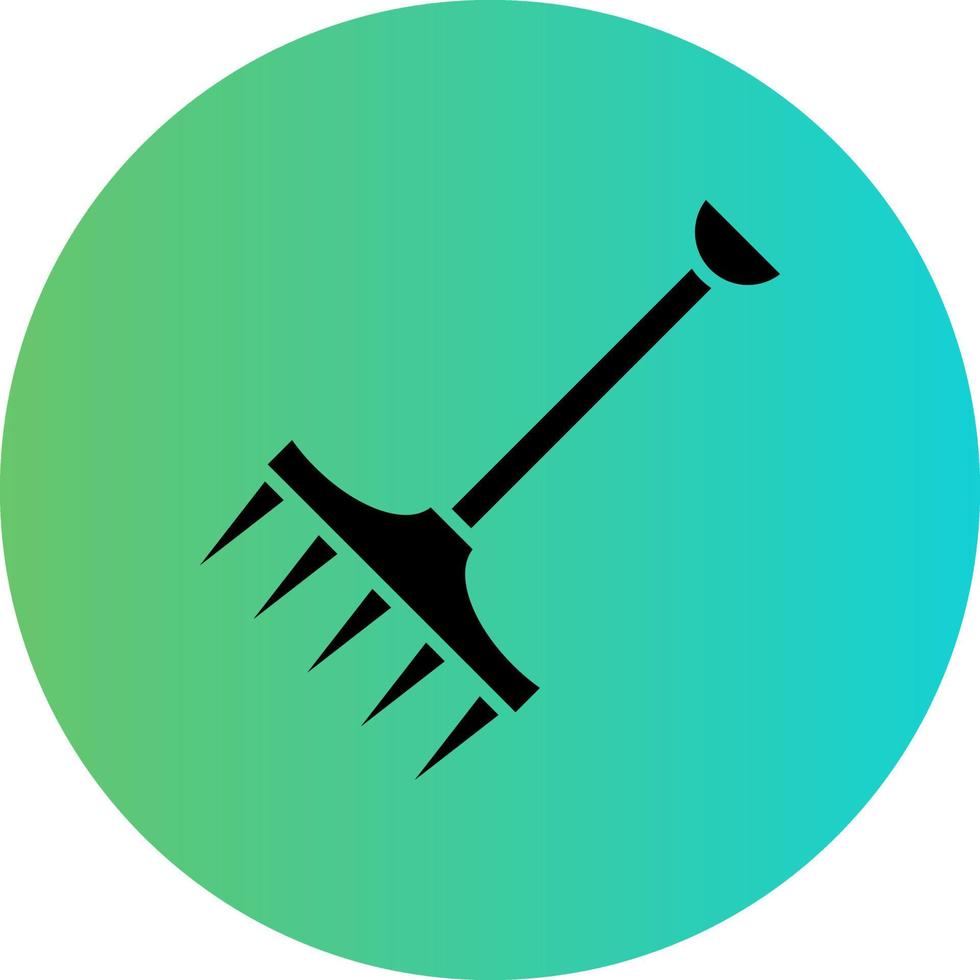 Rake Vector Icon Design