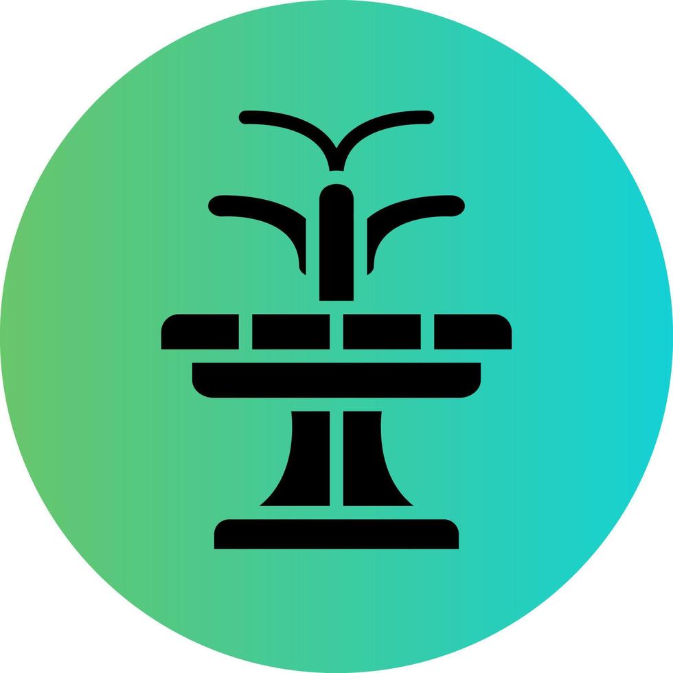 Fountain Vector Icon Design